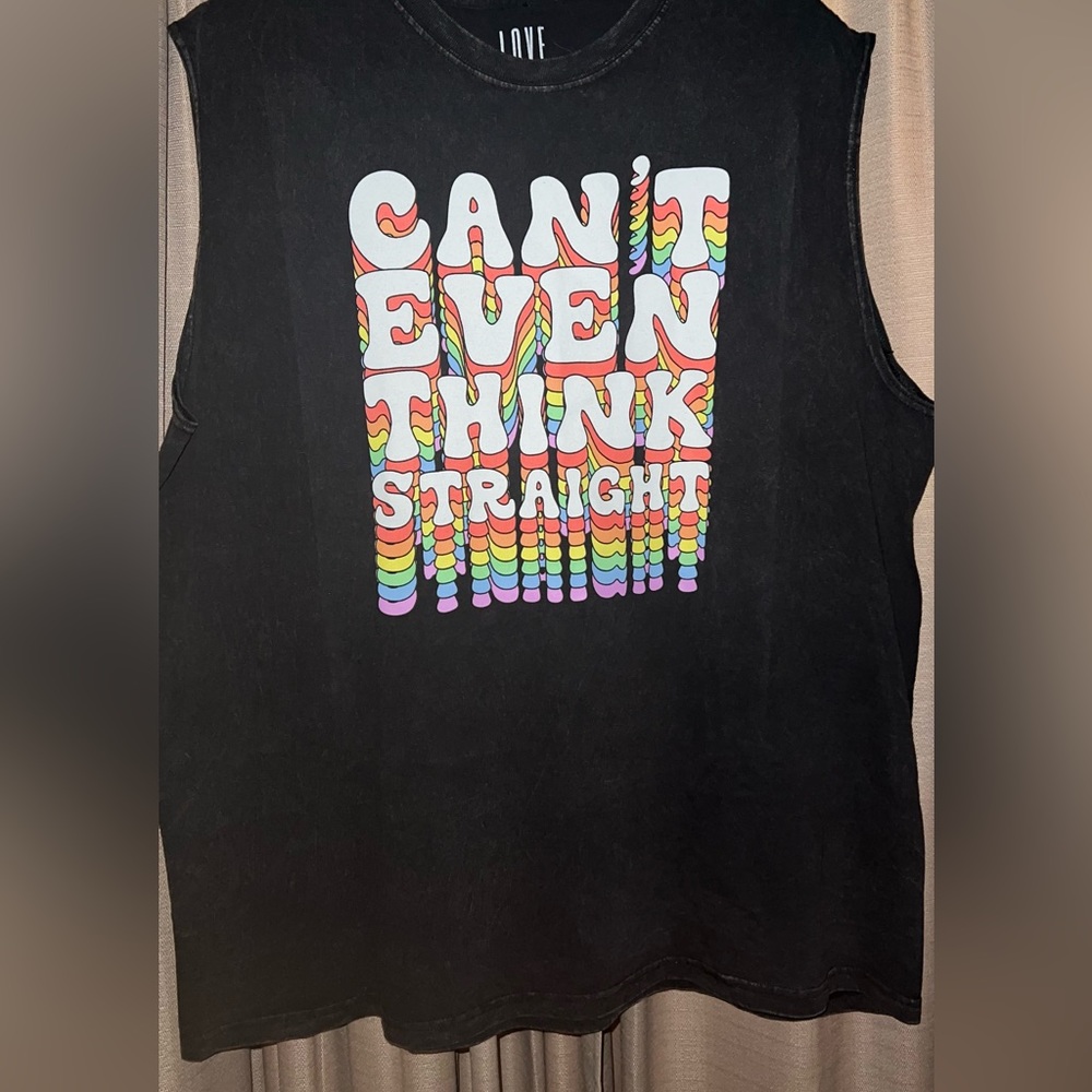 Pride cut off tee